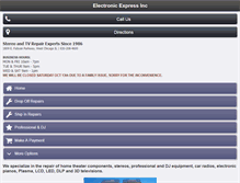 Tablet Screenshot of electronicexpressinc.com